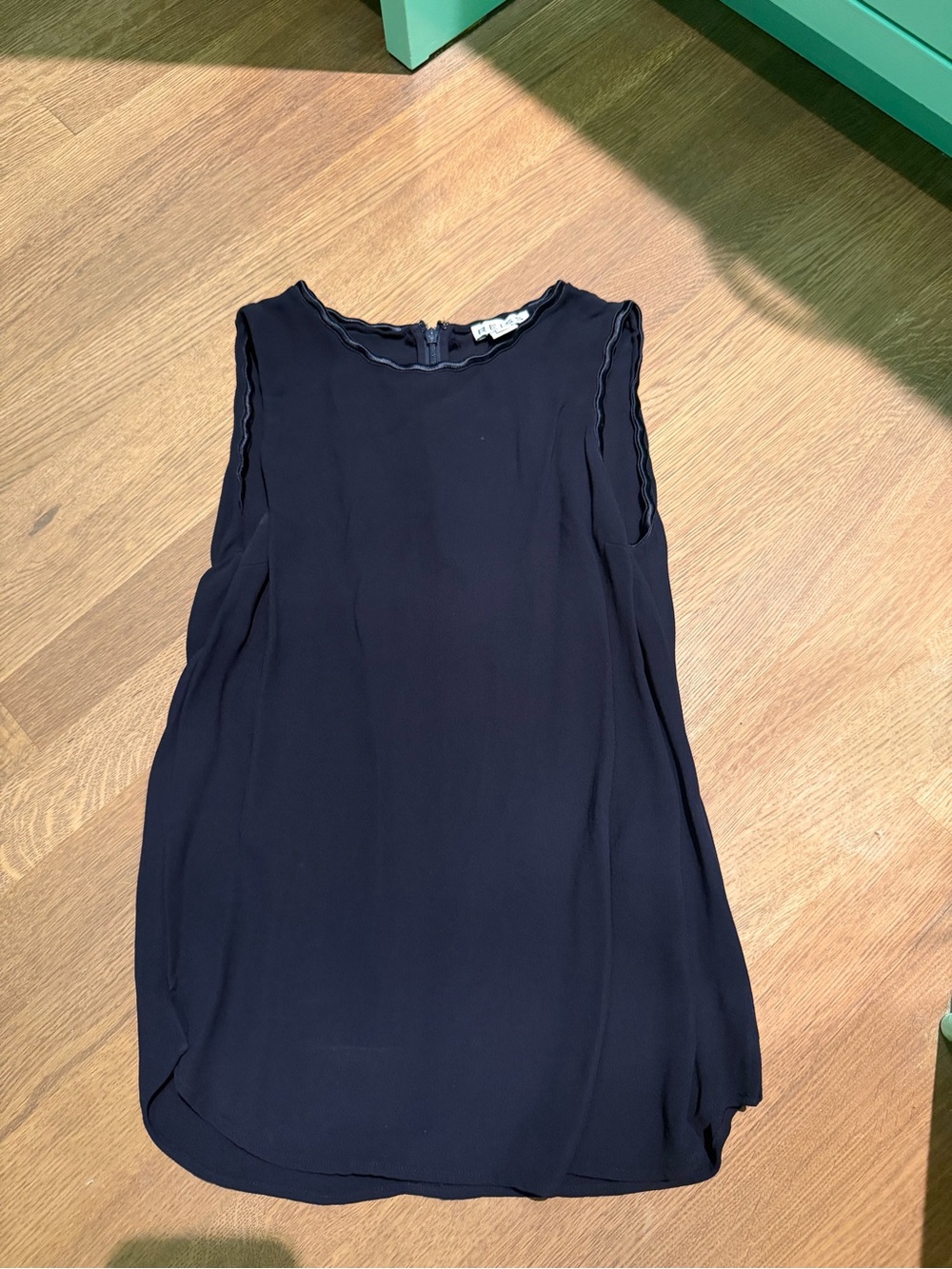 Sleeveless Navy Shell